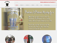 Tablet Screenshot of bucketbrewery.com